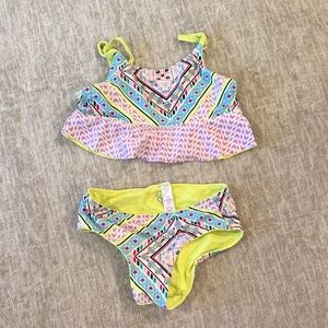 Justice Kids Swim Bikini - Pink, Blue, Yellow